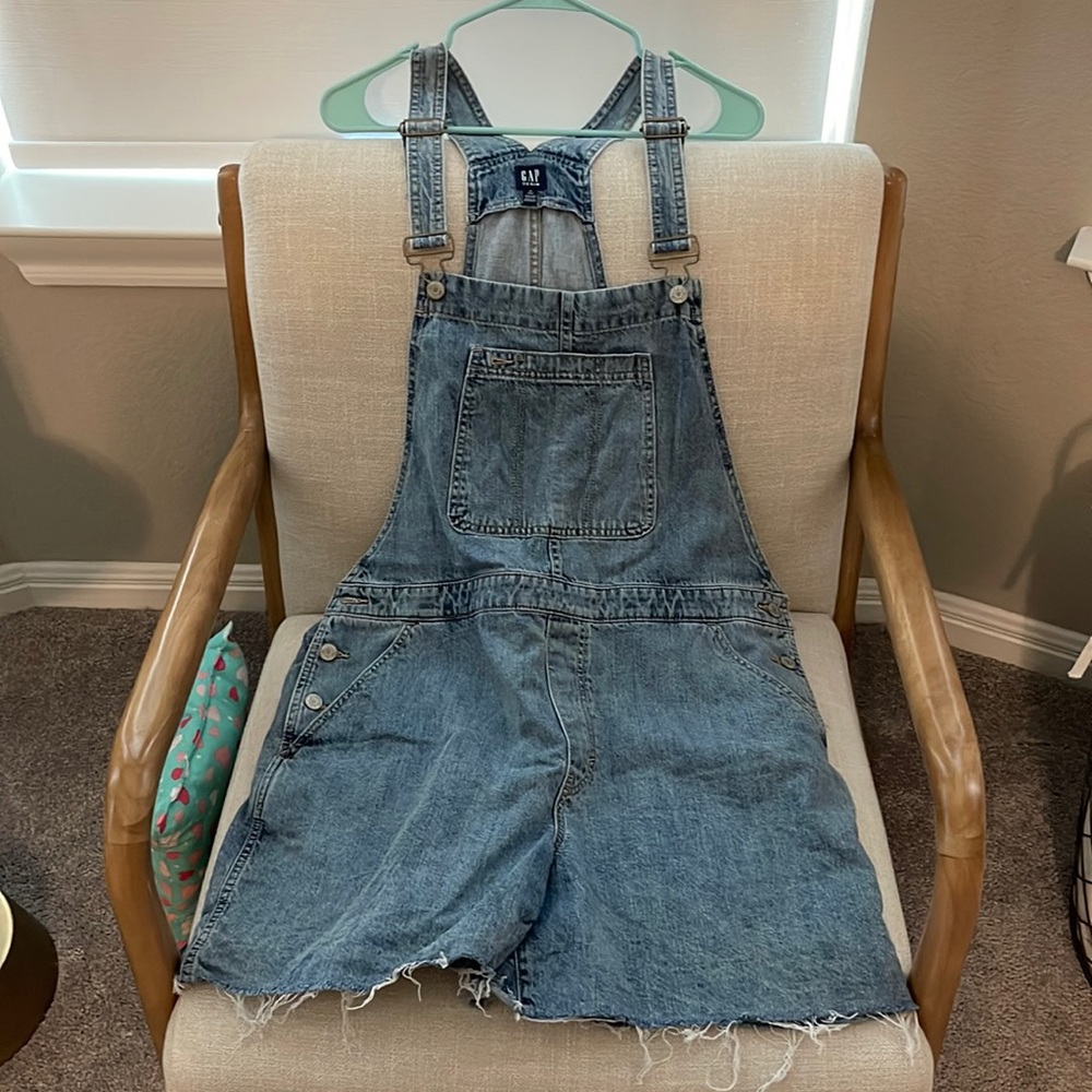 Gap Denim Short Overalls